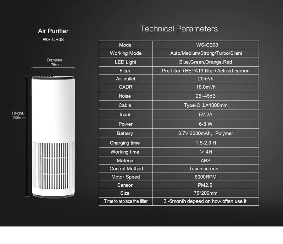 HEPA Air Purifier-C08 (23)