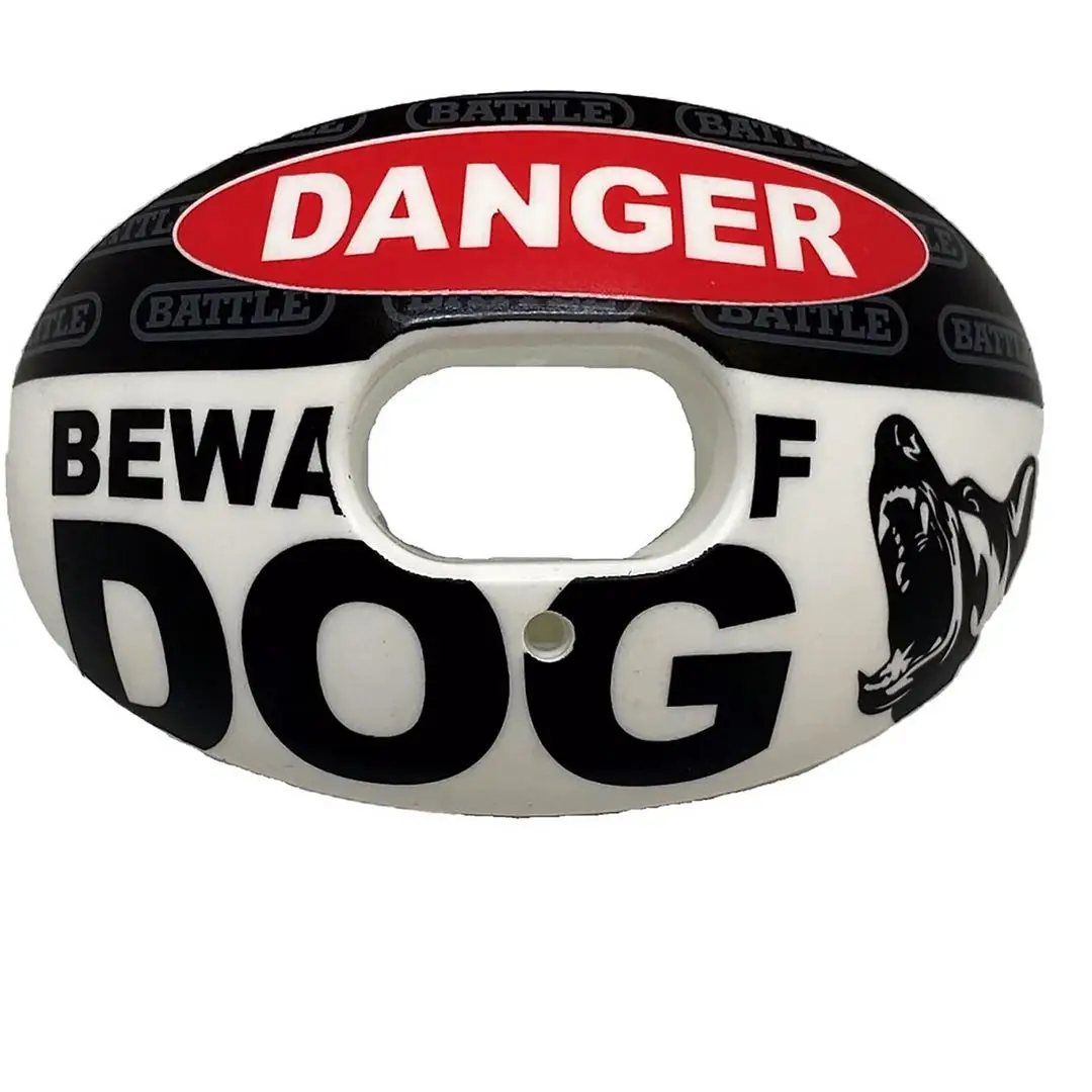 Custom logo American Football or Rugby mouth guard lip guard OEM Service