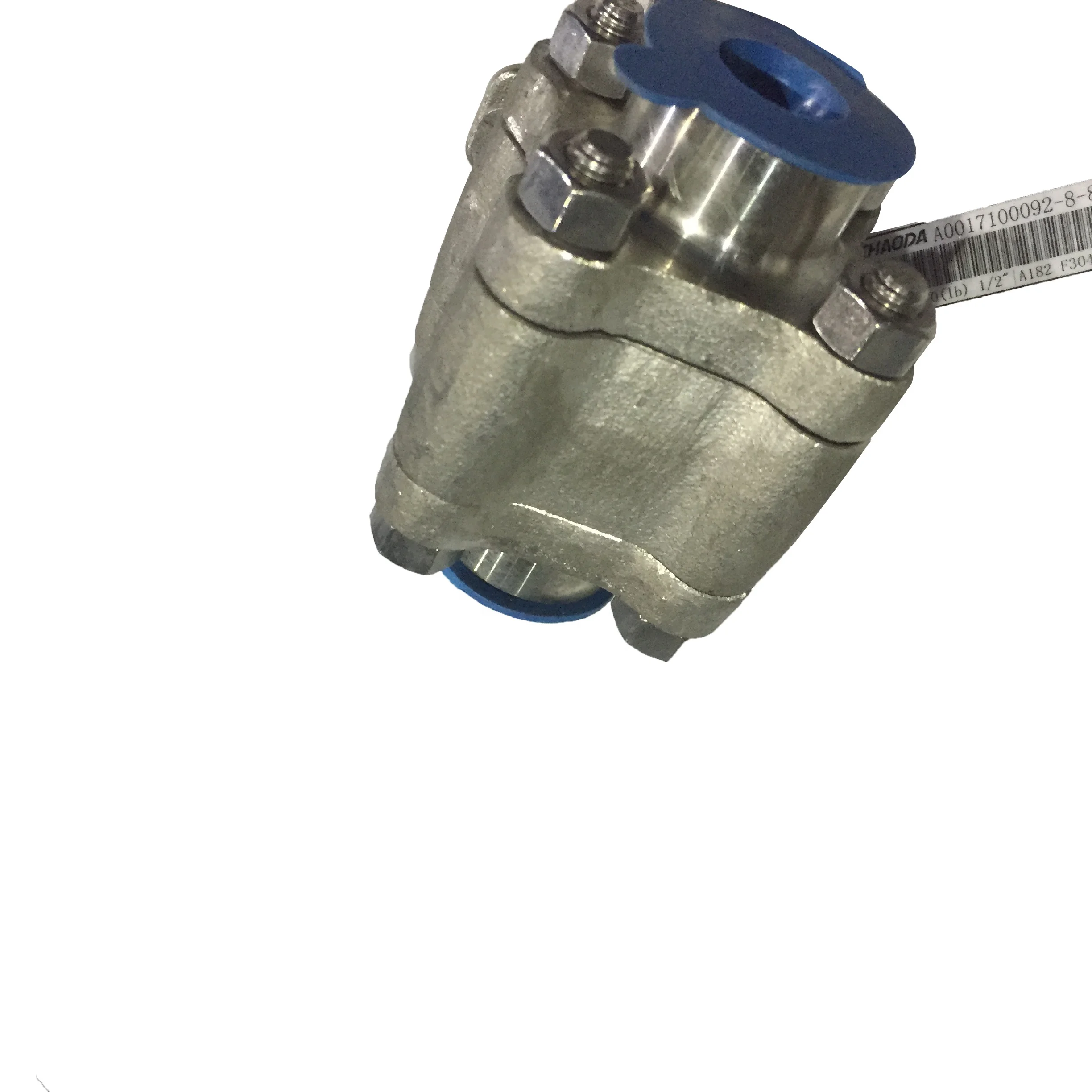 Manual titanium npt threaded ball valve class 800