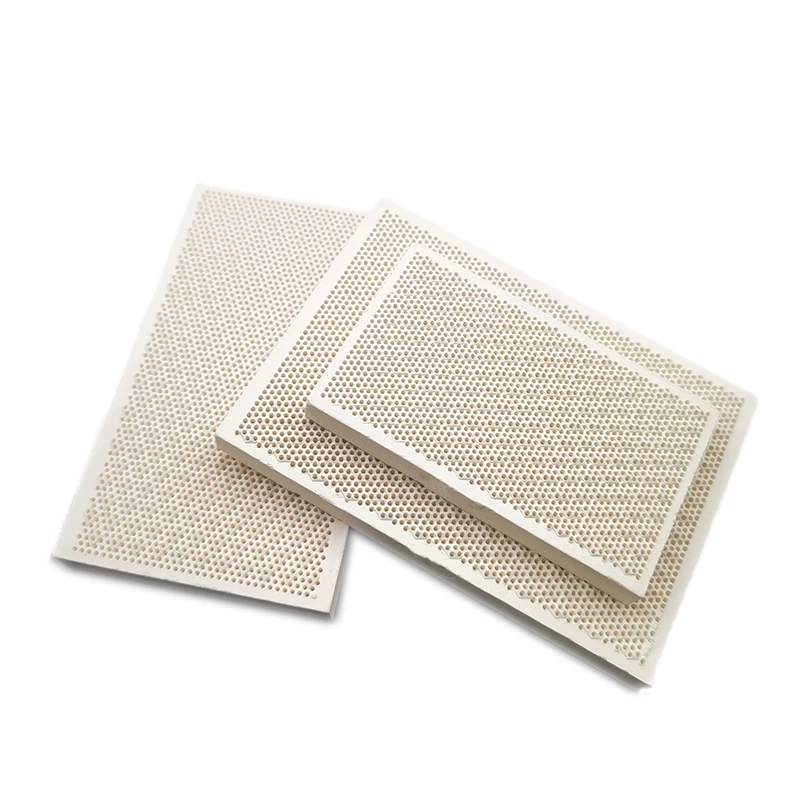 Infrared honeycomb ceramic for ceramic grill burner parts