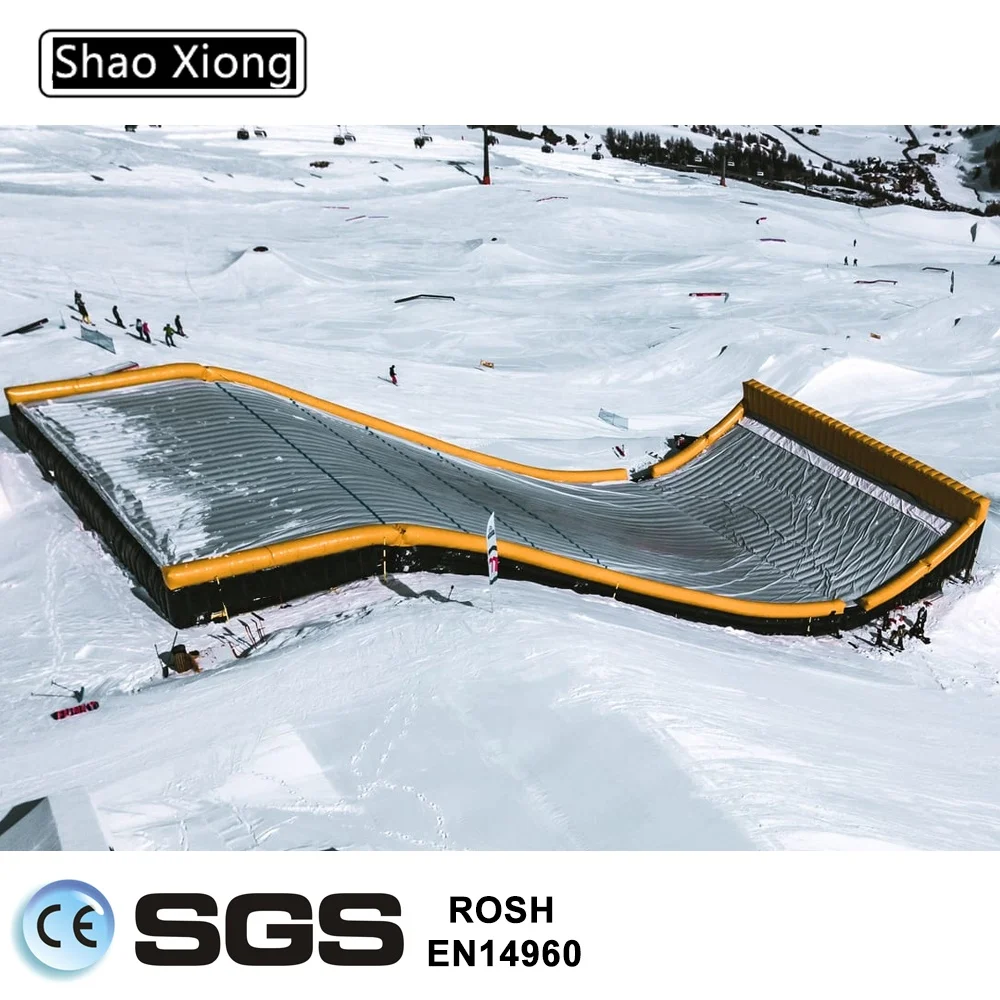 Inflatable Bmx Fmx Airbag,Inflatable Stunt Airbag With Ramp,Jumping Airbag Landing Pat