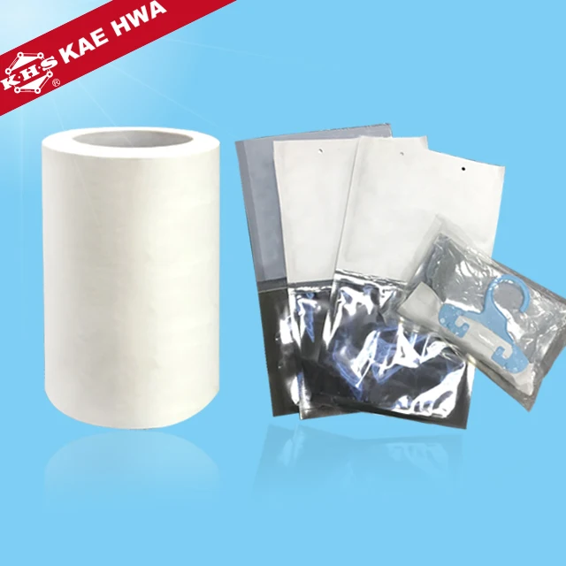 microporous breathable waterproof membrane printing desiccant packaging material rolls for wrap hanging absorbent bag