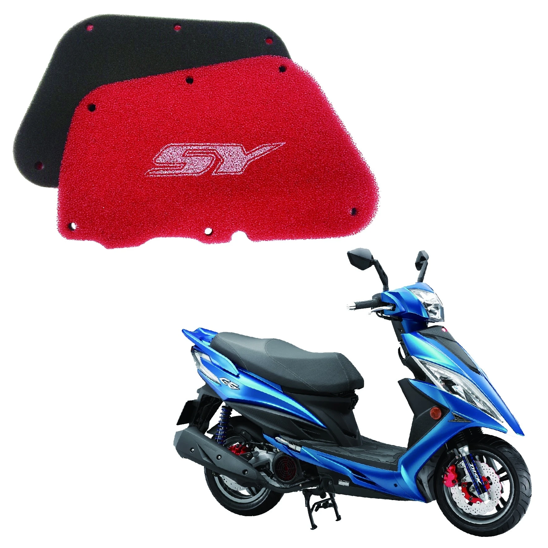 
SHINYEA KYMCO G6 VVVS Motorcycle Accessories Moto Sponge Filter 