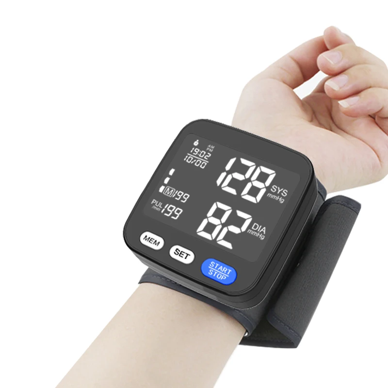 LED Screen CE ISO Approved Factory OEM BP Monitor Automatic BP Machine Electric Digital Wrist Blood Pressure Monitor