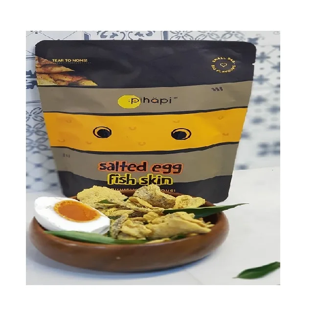 Pihapi Premium Authentic Salted Egg Fish Skin Titbit