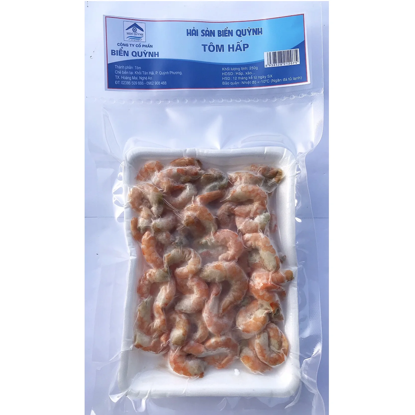 Competitive Price Natural Frozen Fresh Seafood Mild Sweet Whole Cooked Shrimps Frozen With PE Bag Exported From Vietnam