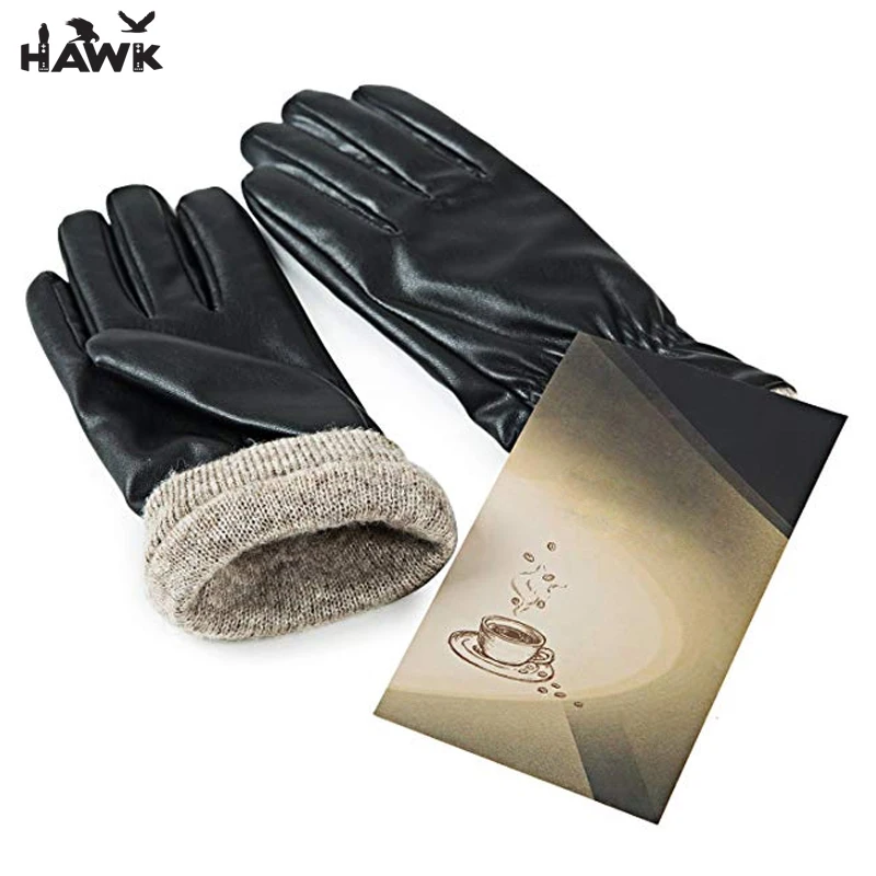 Cheap Winter Gloves Cheap Fashion Smartphone Fleece Lining Touch Screen Winter Men Sheepskin Leather Gloves From Pakistan