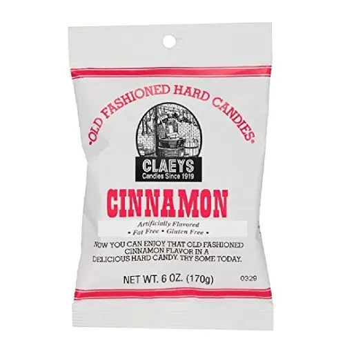 Claeys Old Fashioned Cinnamon Candy, 6-Ounce Bags (1-Bag)