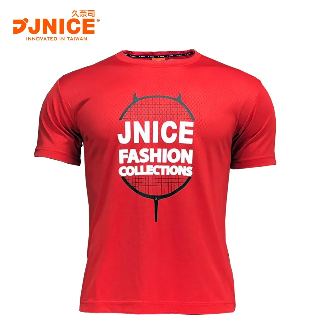 Sport tops graphic tee shirt with racket pattern