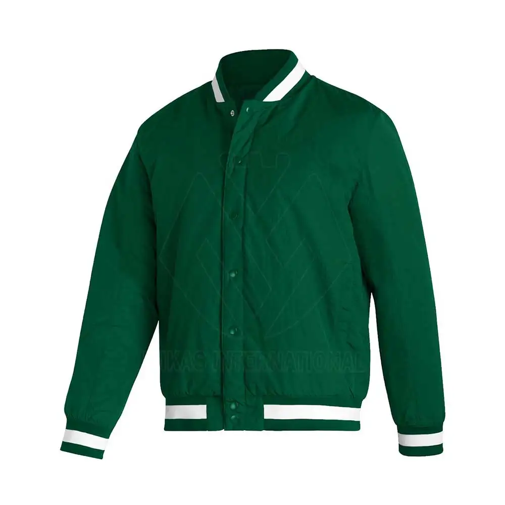 New Design Custom Made Men Outdoor Letterman Satin Sports Bomber Baseball Basketball Jacket