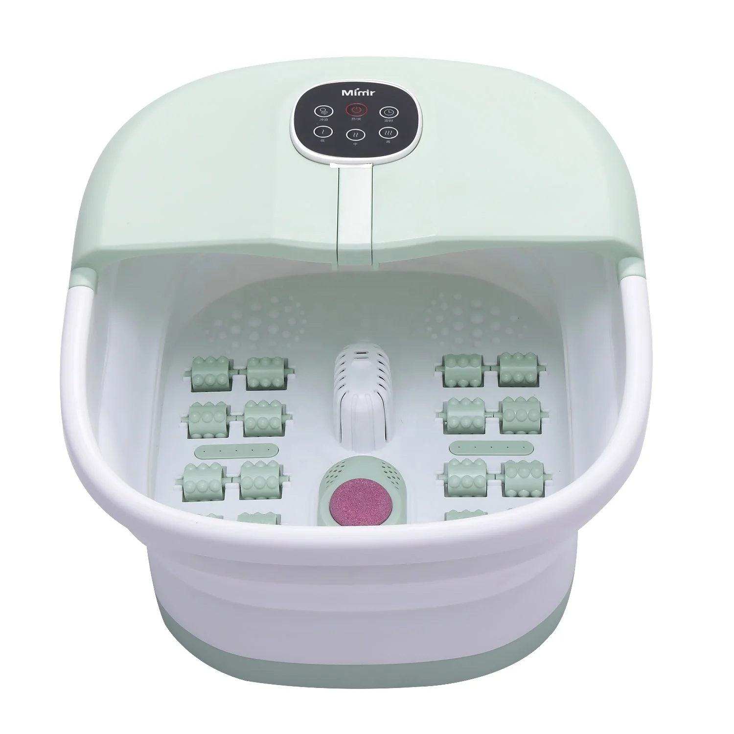 Factory Directly Sale Newest Design Collapsible Foot Spa Portable Foot Bath Machine With Remote Control Heating Bubble