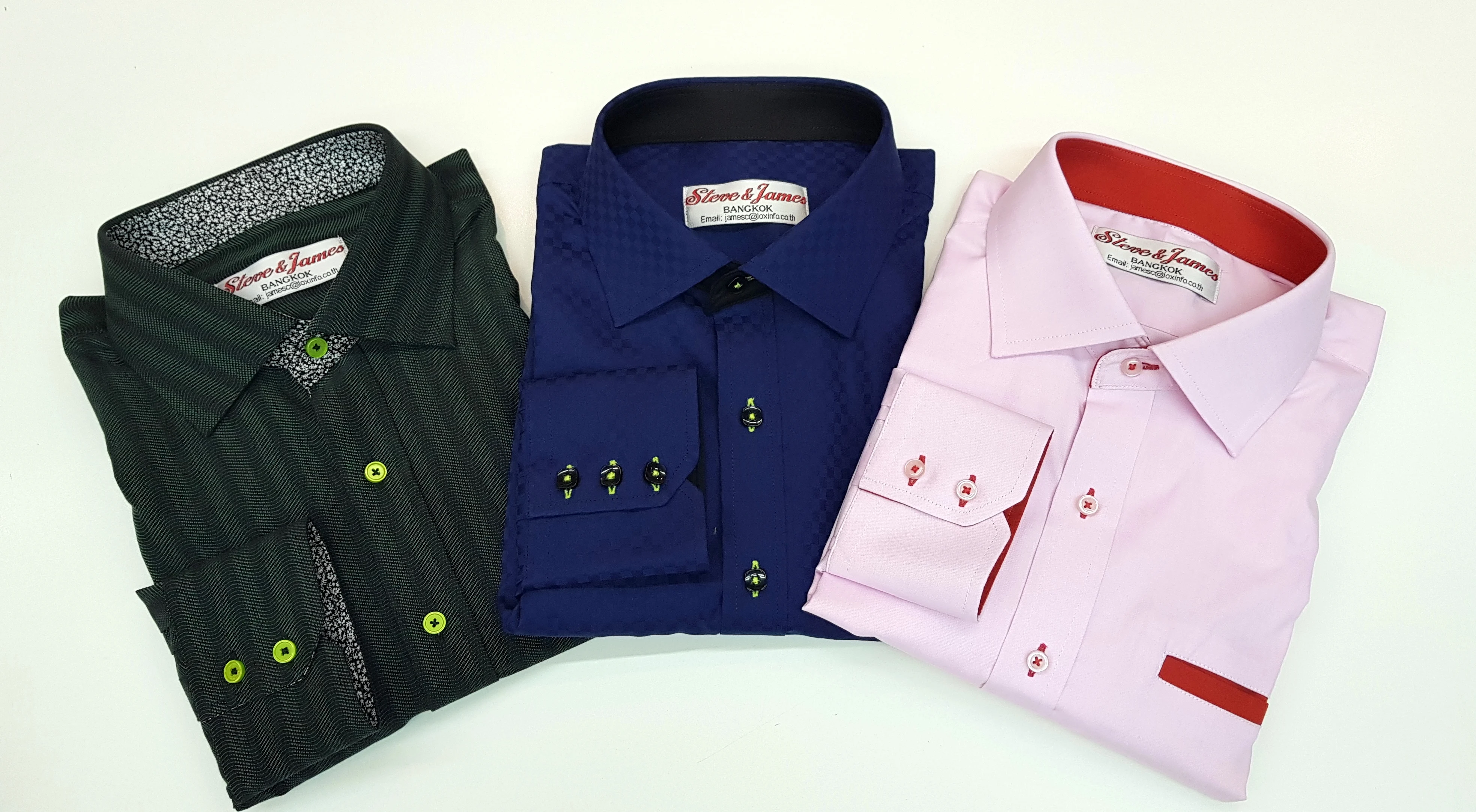 Top Quality long sleeve Business Shirts for men from Steve & James
