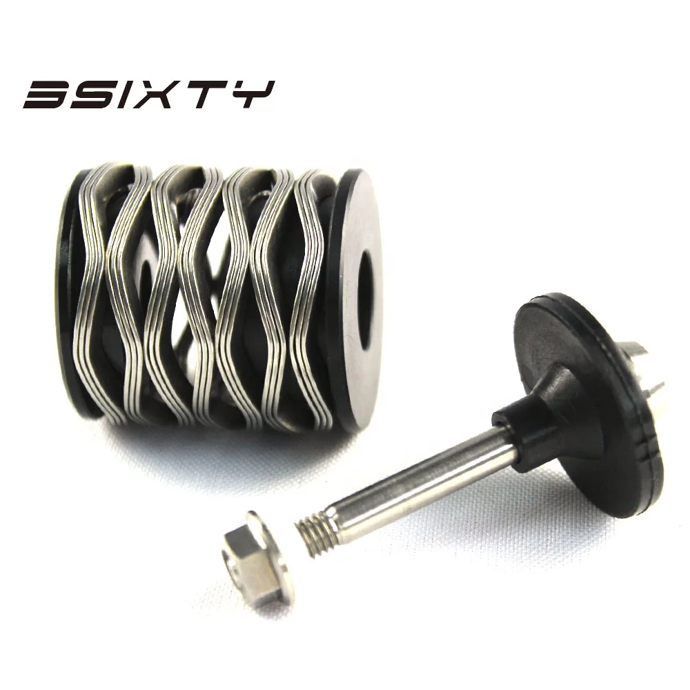 3Sixty Titanium Matumura Kohki Scrowave Suspension Spring  Bolts  Rear Shock for Brompton