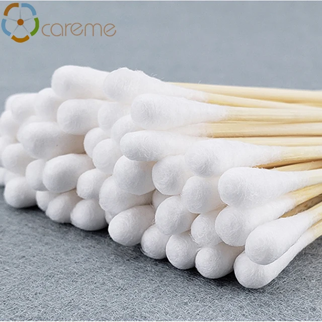 
200pcs/Pack Bamboo Cotton Buds Cotton Swabs Ear Cleaning Bamboo Sticks Makeup Health Tools Cotonete 