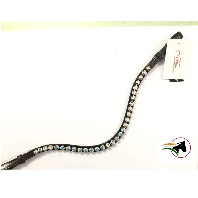 RIDER выбор лошадь бровей полоса 8 мм AB STELLUX; Роскошная обувь с кристаллами; Обувь для верховой езды открытой спиной клейкая лента на петле.