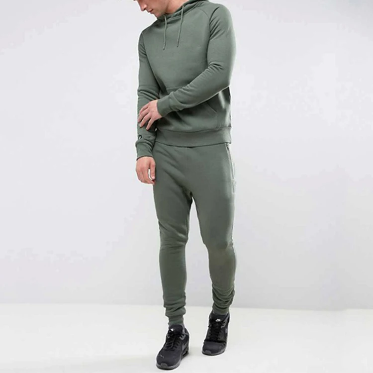 Wholesale Sports plain cheap Custom Pure Cotton/Spandex tracksuit