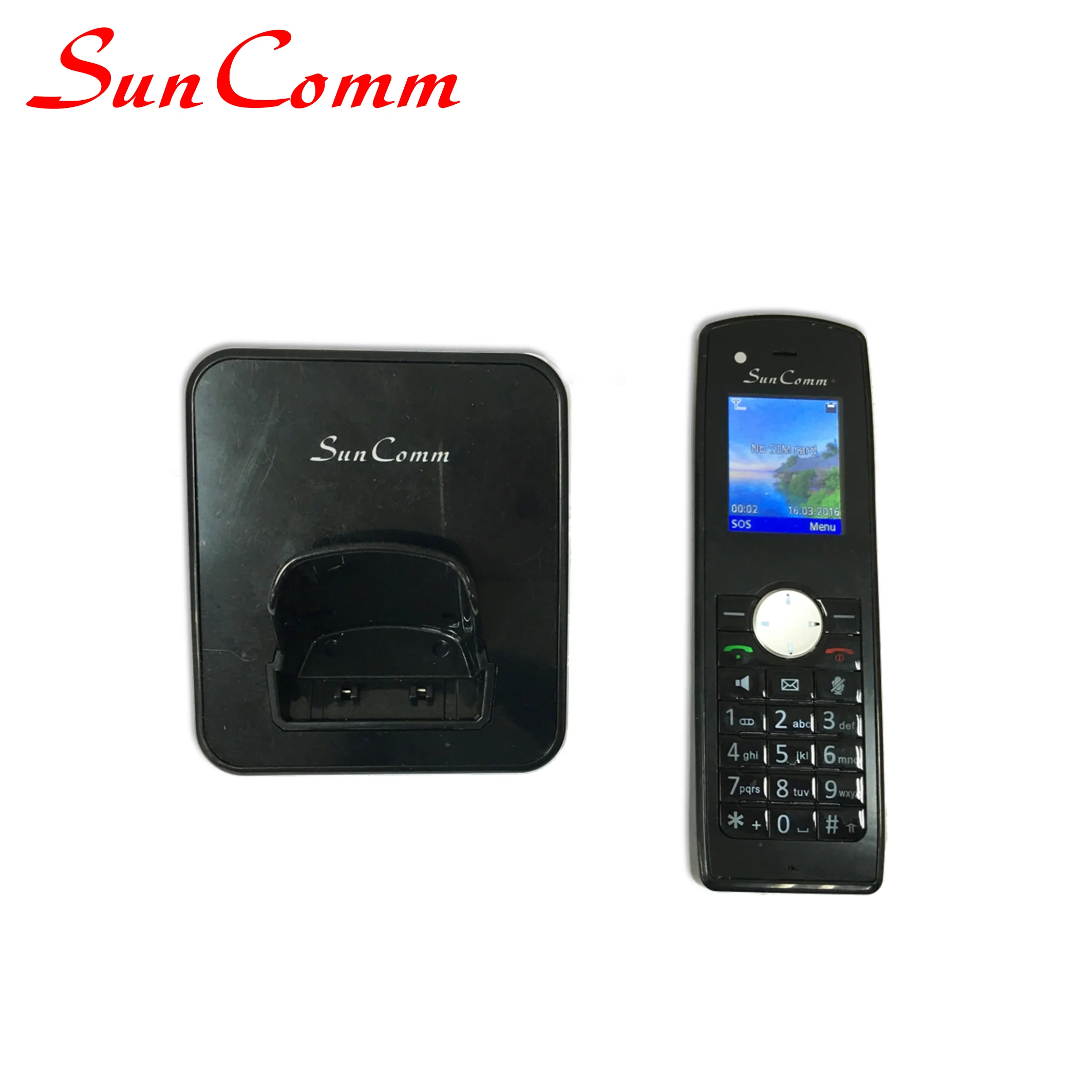 Sim-карта беспроводной gsm беспроводной телефон с цветным ЖК-дисплеем