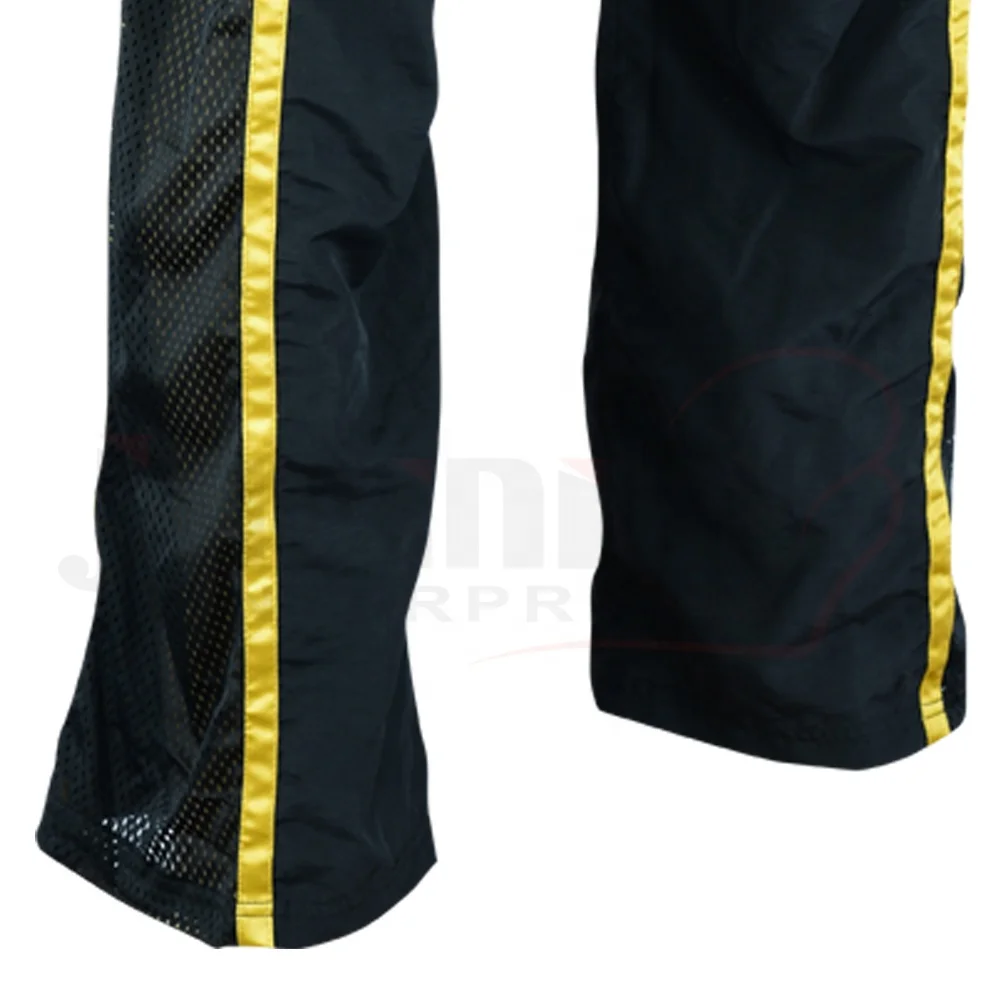 New Design Wholesale trouser custom kickboxing pant with logo muay thai trouser black color