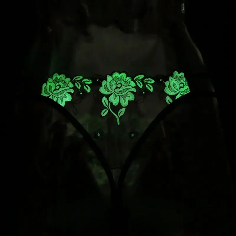 glow in the dark lingerie sexy lace panties womens sexy underwear lingerie night for lady wholesale sexy lingerie