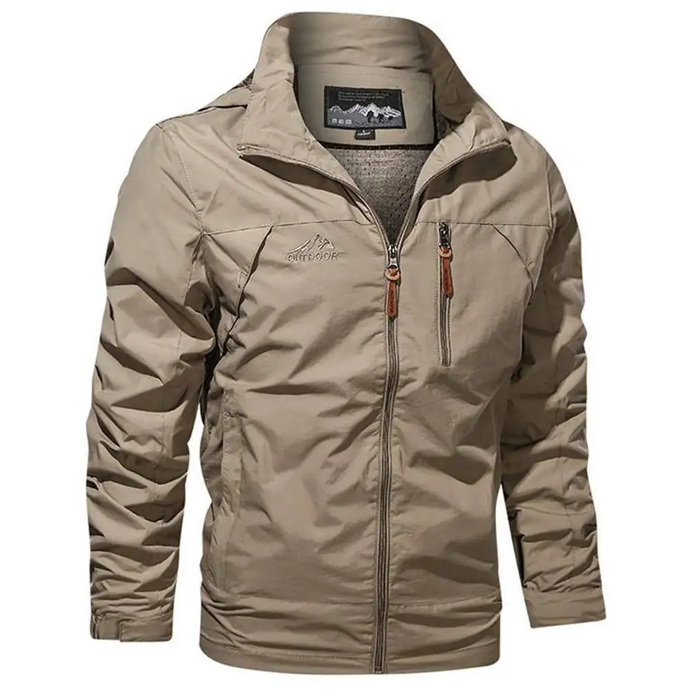 Custom Men Sports Softshell Jackets Grey Outdoor Camping Coats Thermal Waterproof Soft Shell Jacket With Hood