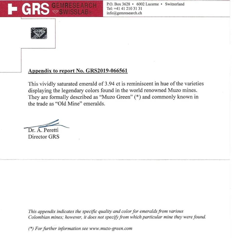 
GRS Lab Certified Emerald For Sale Pure Natural Loose Gemstone Precious Gemstone Emerald Stone Price Real Gems Hot Sale 