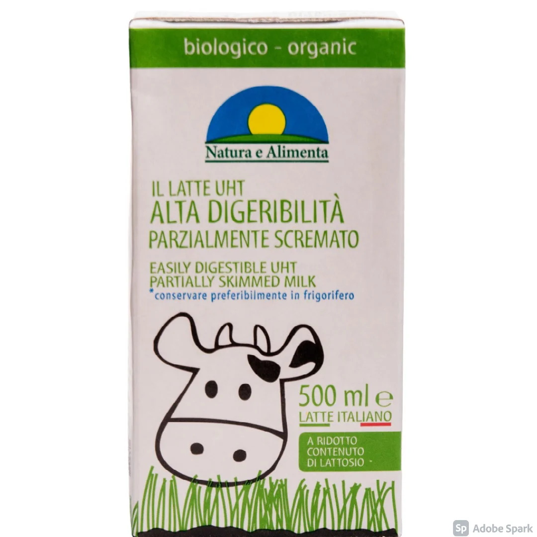 Высококачественное итальянское органическое высокопоглощающее влагу молоко CONSORZIO Nature, 500 мл