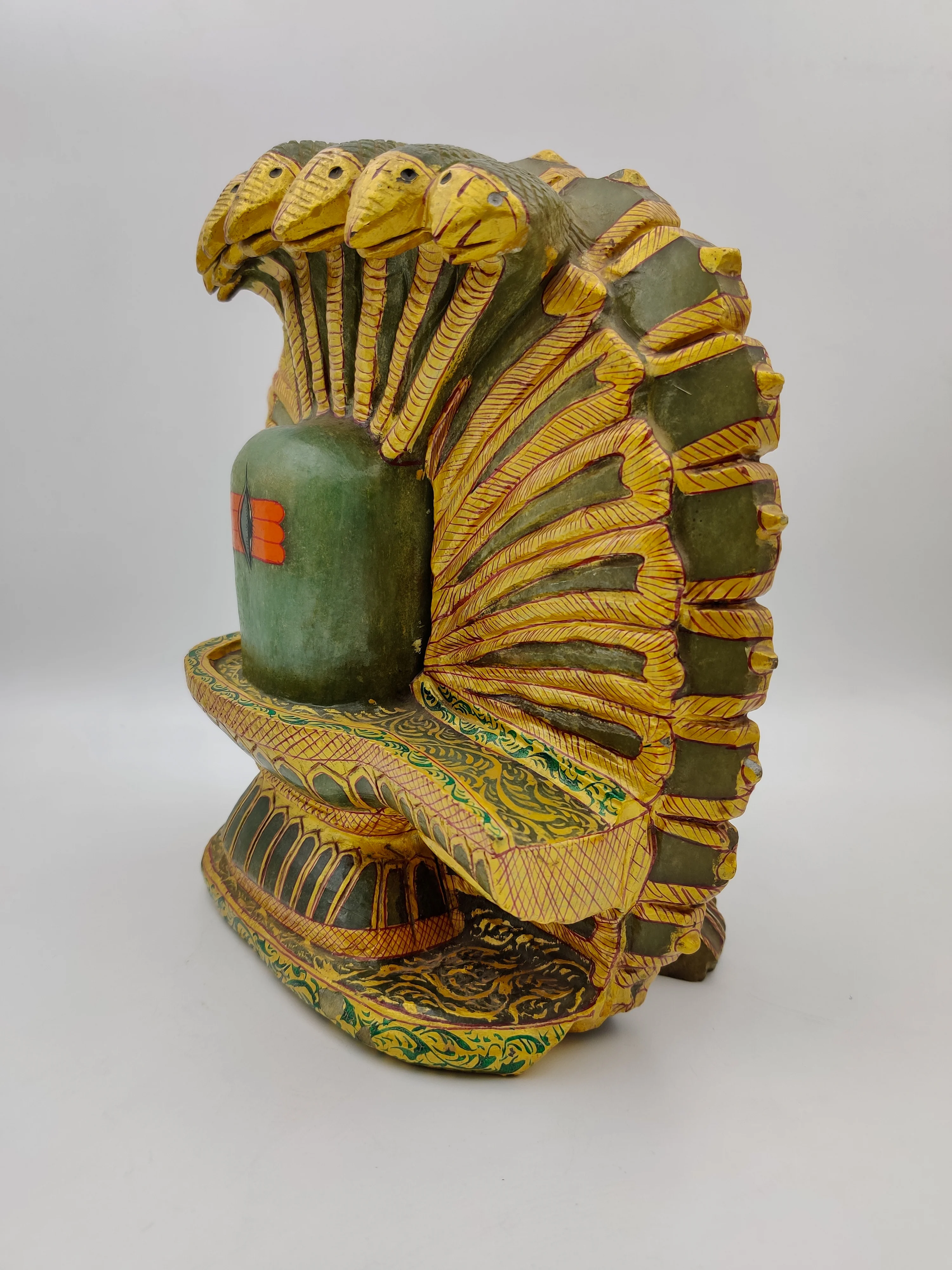 Aventurine Ganesh & Shiv Moorti statue for home decor and prayer