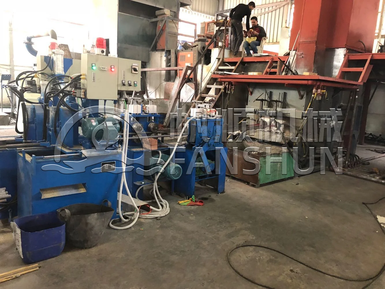 lndustries factory production line brass copper bar horizontal continuous casting machine for brass rod making line for sale