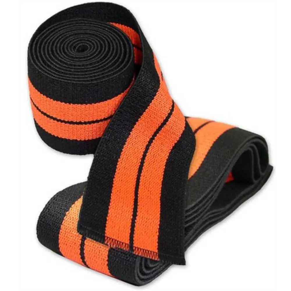 GUARD FOR WEIGHTLIFTING KNEE WRAPS FOR WEIGHTLIFTING POWERLIFTING KNEE STRAPS NYLON KNEE ELASTIC