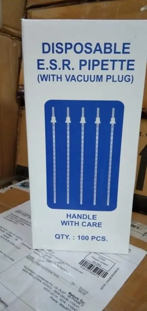 Disposable Esr Tube Pipette