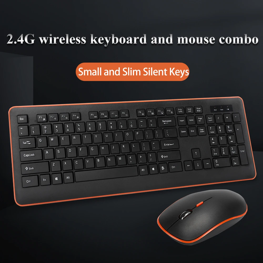 Factory wholesale GK800 4D Mice   2.4G Wireless  keyboard mouse  Combo
