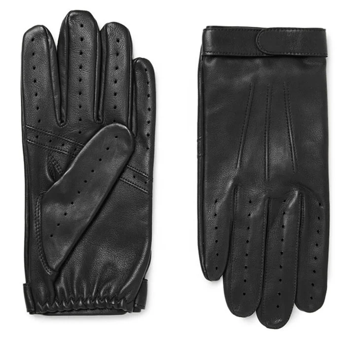 
High quality cheap fashion winter warm mou sheepskin car driving leather gloves for women 