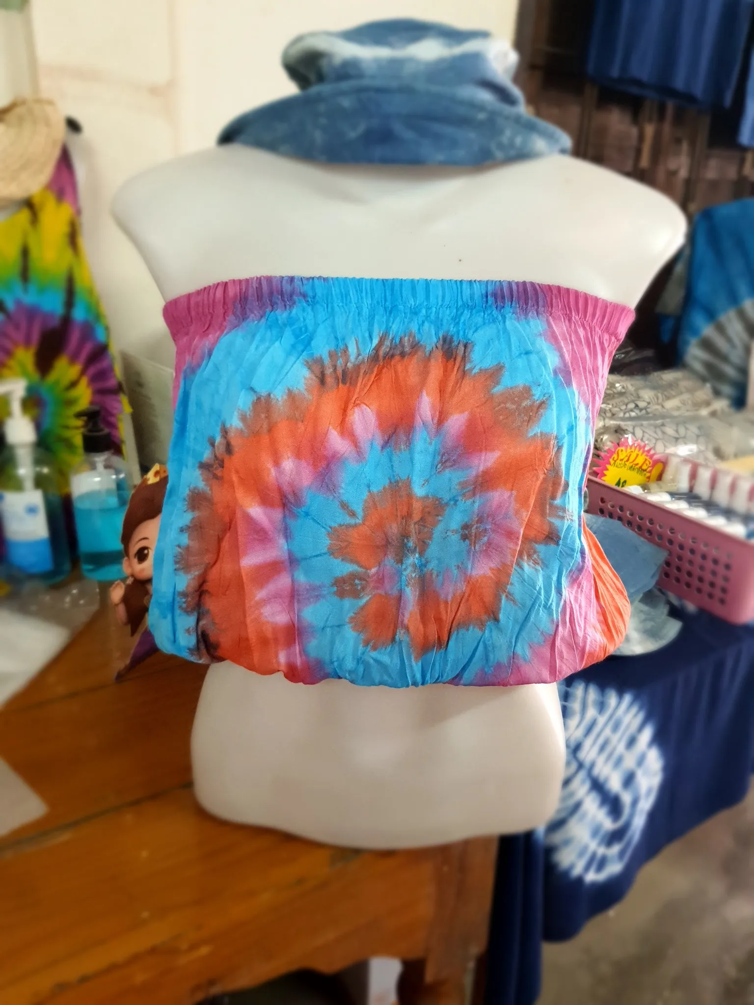 
Colorful Tie Dye Tank Top For Women, Pha Mudyom Thailand 