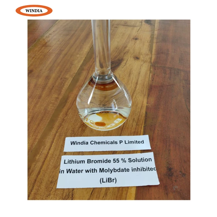 
Lithium Bromide 55% Lithium Salt Solution with Molybdate Inhibited Pharmaceuticals Industries 