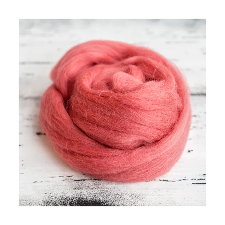 
High quality colored sheep wool tops in bulk, wool in bulk 