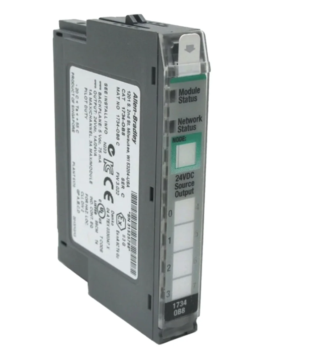Allen Bradley Dealer Rockwell AB 1734-OB8  PLC I/O 8 Point Digital Output Module 1734-OB8 For Sale