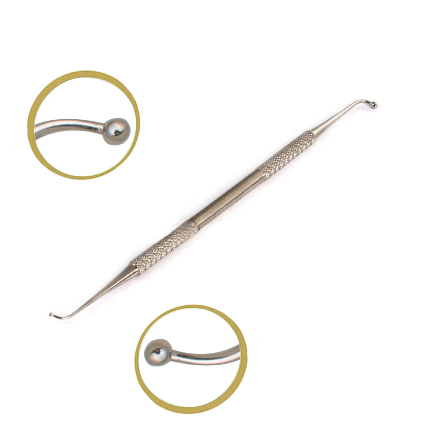 Dental Ball Burnisher Double Ended Amalgam Composite Filling Instruments