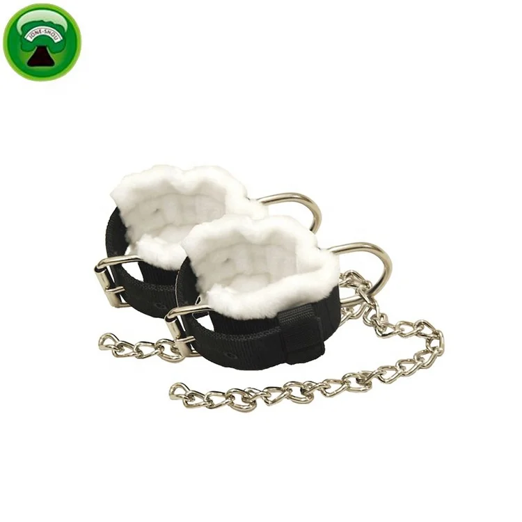 Neoprene horse equipment equestrian hobble chain