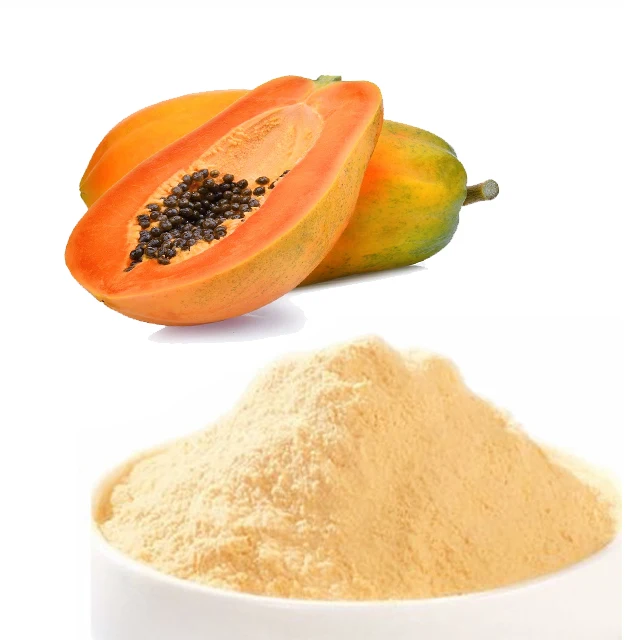 Private label Papaya fruit powder / High quality papain enzyme powder juice / Organic Papaya powder for food and drinks
