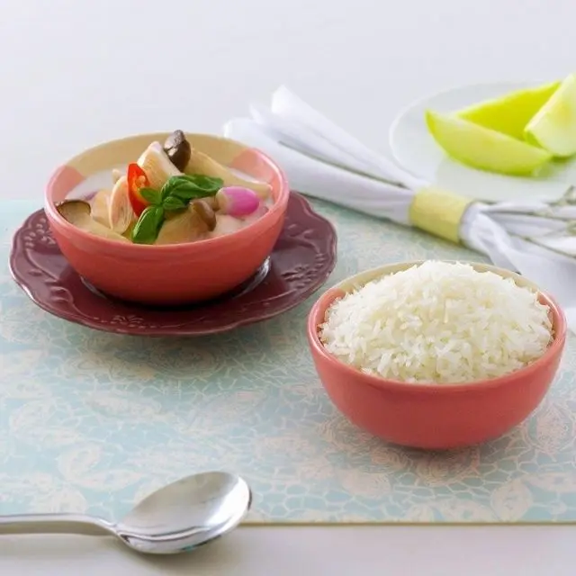 Хорошо отшлифованный и полированный жасминовый рис 85 с уютным приятным вкусом