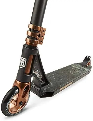 New 2021 Mongoose Rise Youth and Adult Freestyle Kick Scooter Bike Style Grips Lightweight Alloy Deck Rear Braking Mongoose