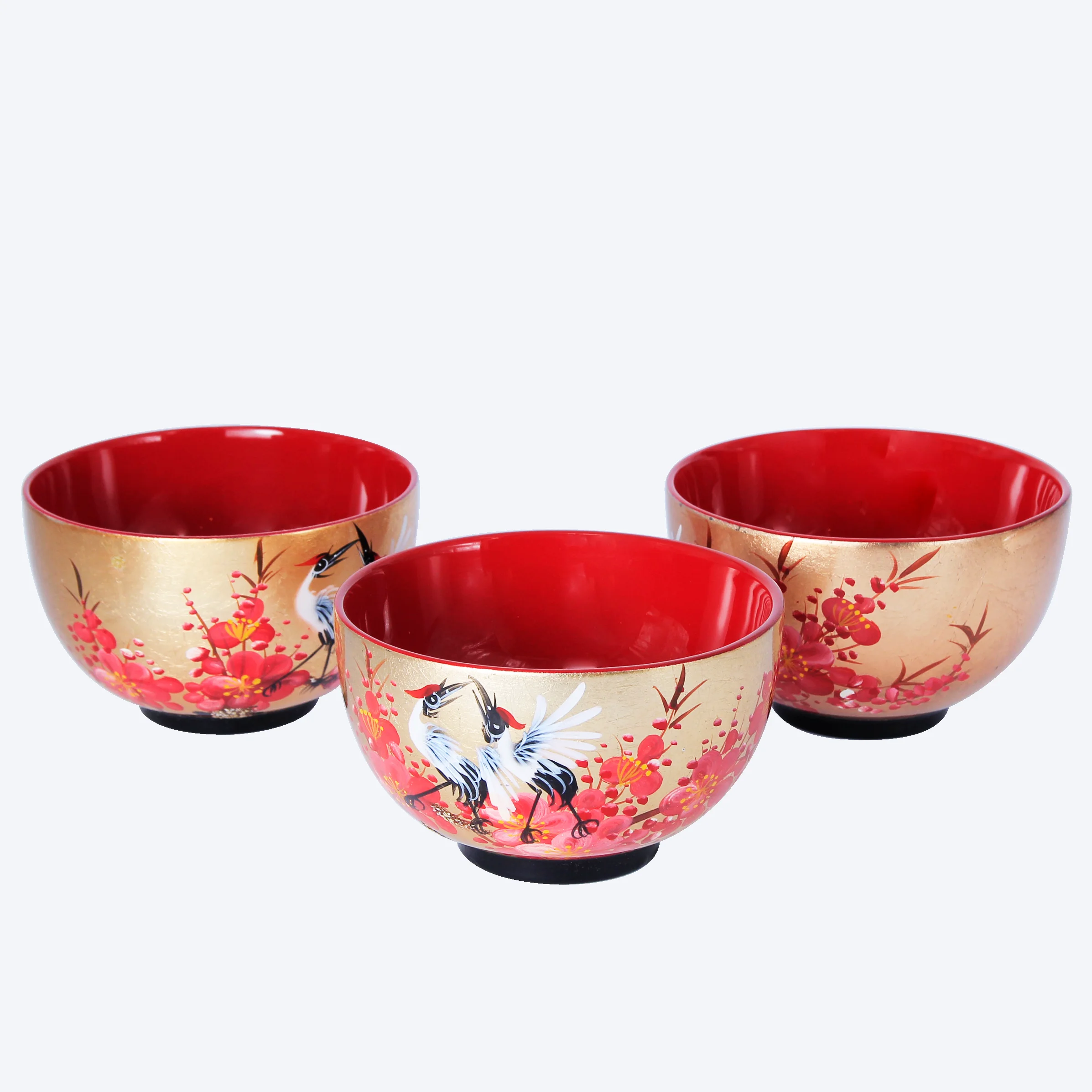 Hot Sale Various Colors Wood Bowl For Kitchen Bols Lacque Home Decoration Nut Bowls