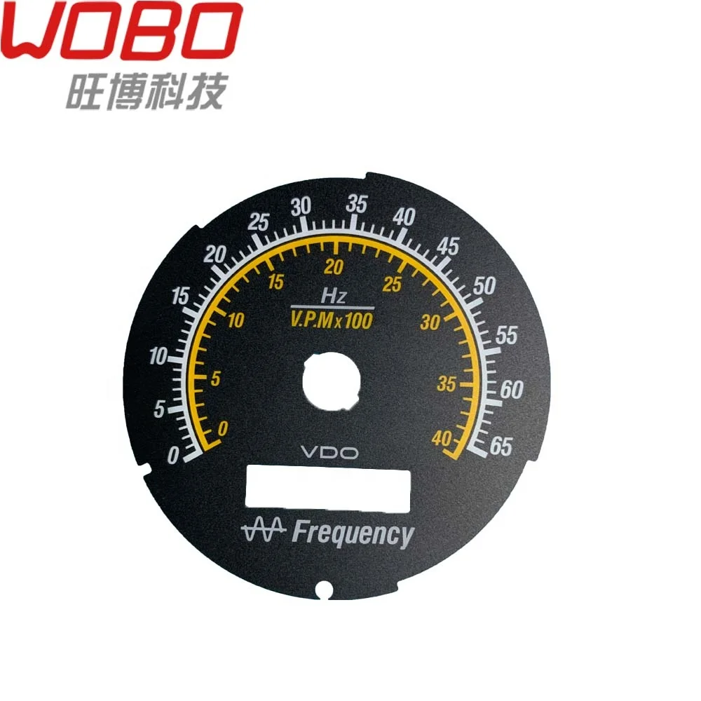 Custom Speedometer Instrument Cluster Gauge Faceplate For Universal Cars