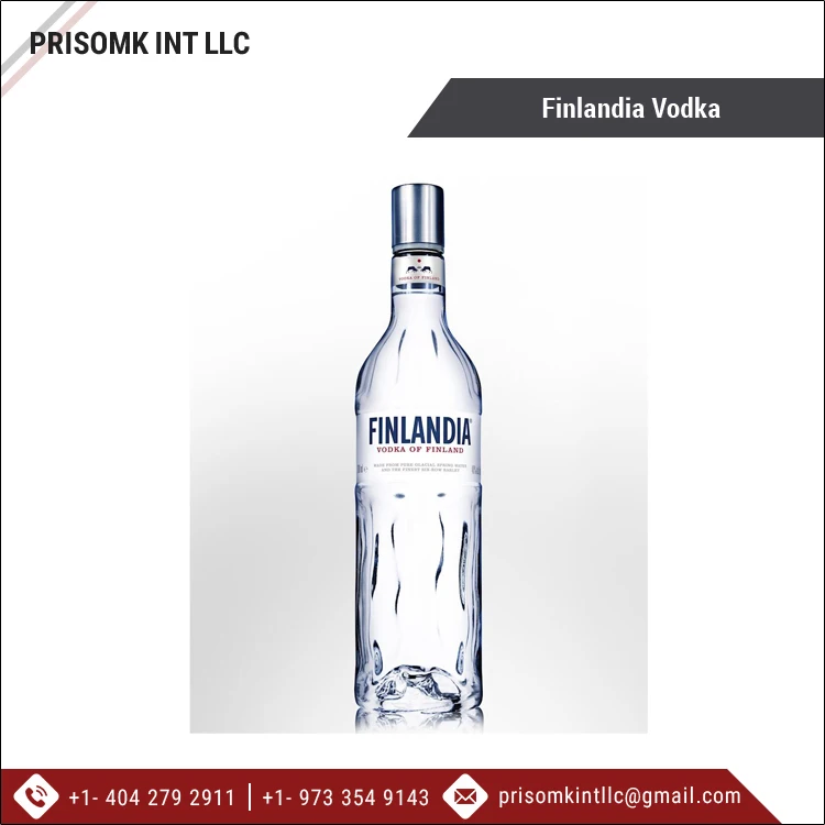Leading Supplier of Best Quality Hot Selling 40% Alcohol Content Finlandia Vodka Alcoholic Beverage Vodka