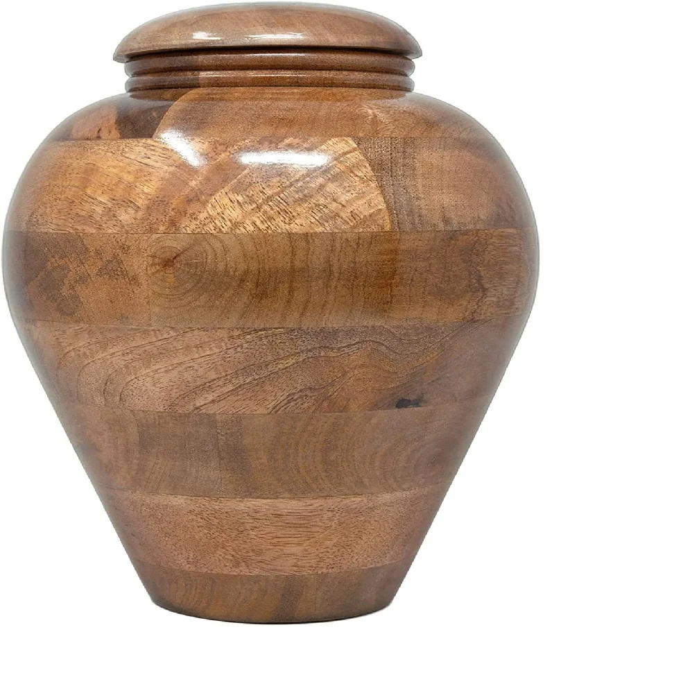 Manaal Enterprises Human Dignity Wooden Adult Cremation Urn for Human Ashes /Adult Urn for ashes URN1