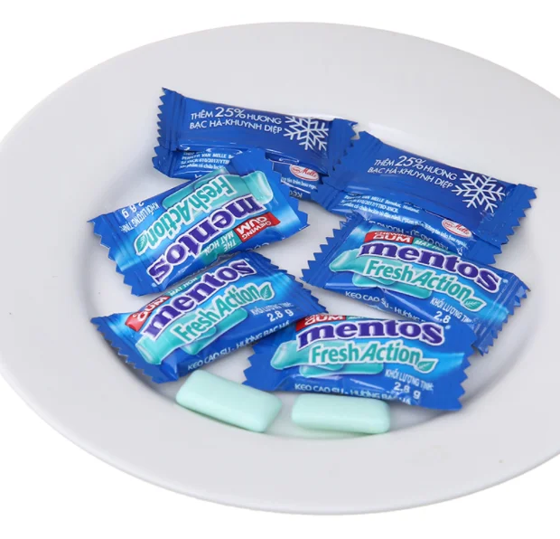 Wholesale Chewing Gum Mento.s  Fresh Action 45 Bags x 40 x 1.4 gram