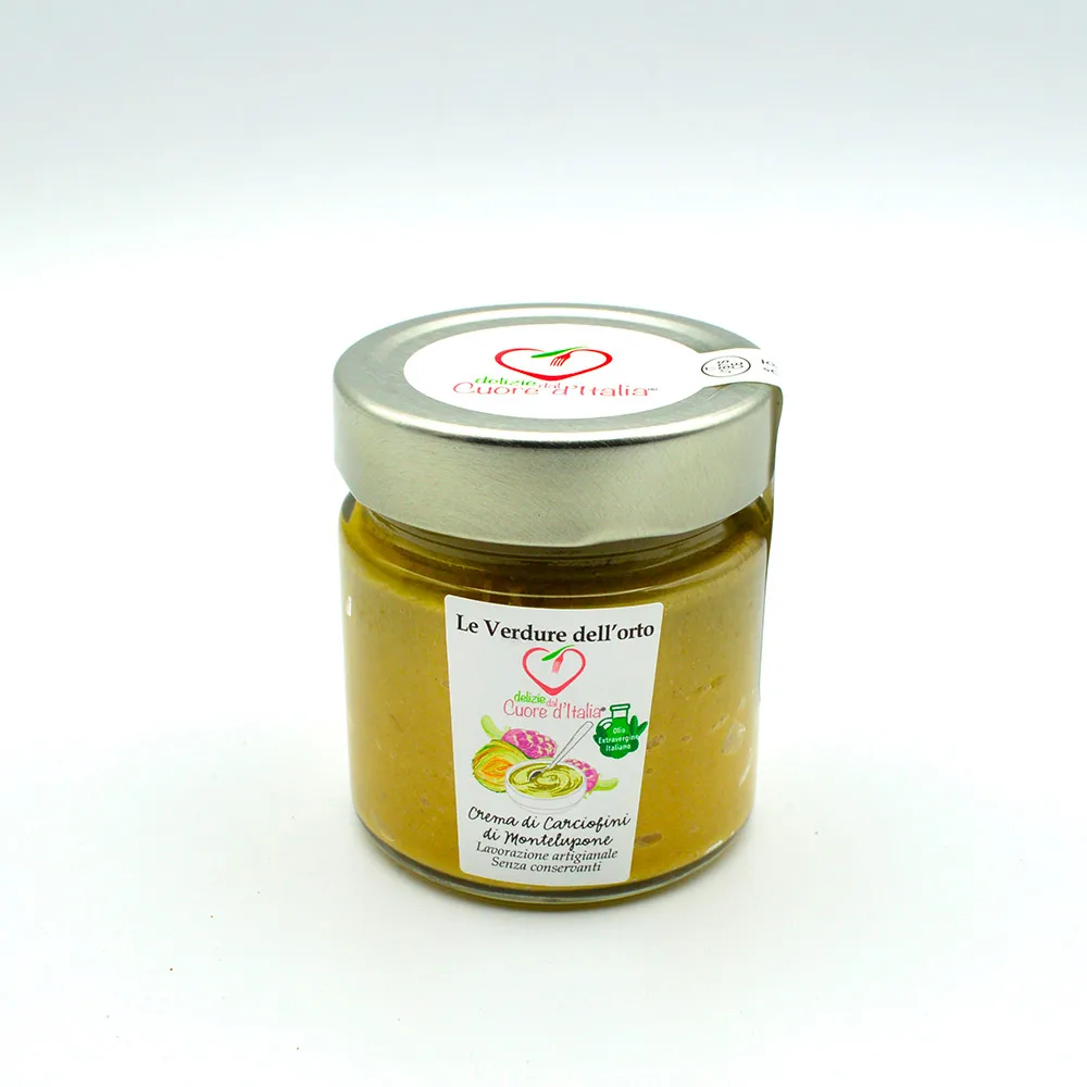 High Quality Italian Creme of Artichoke from Montelupone preservative free no colours ready to use excellent with salami