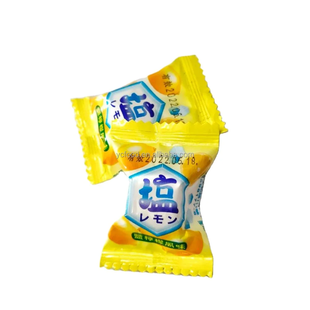 
factory lemon sour soft jelly gummy sour candy (Vegetarians can eat) 