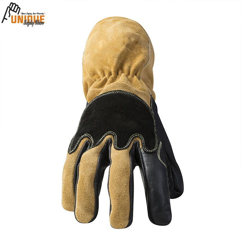 Высококачественные перчатки для сварки Tig из коровьей спилковой кожи мужчин оптовая продажа Перчатки хорошего качества