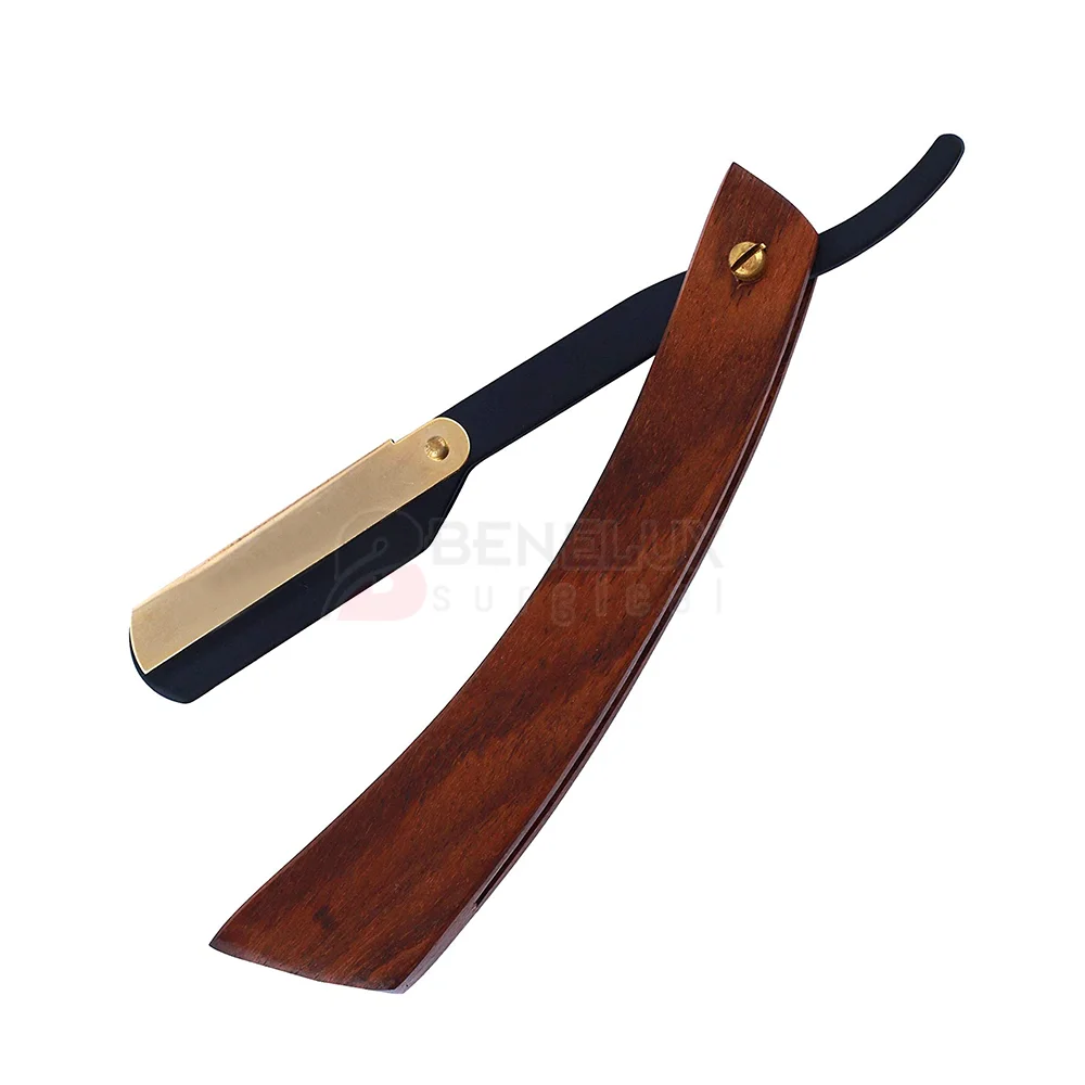 Складное лезвие для парикмахера из нержавеющей стали бритвенный нож инструменты бритья бороды прочная прямая Бритва мужчин